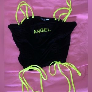 FASHION NOVA “angel” adjustable top